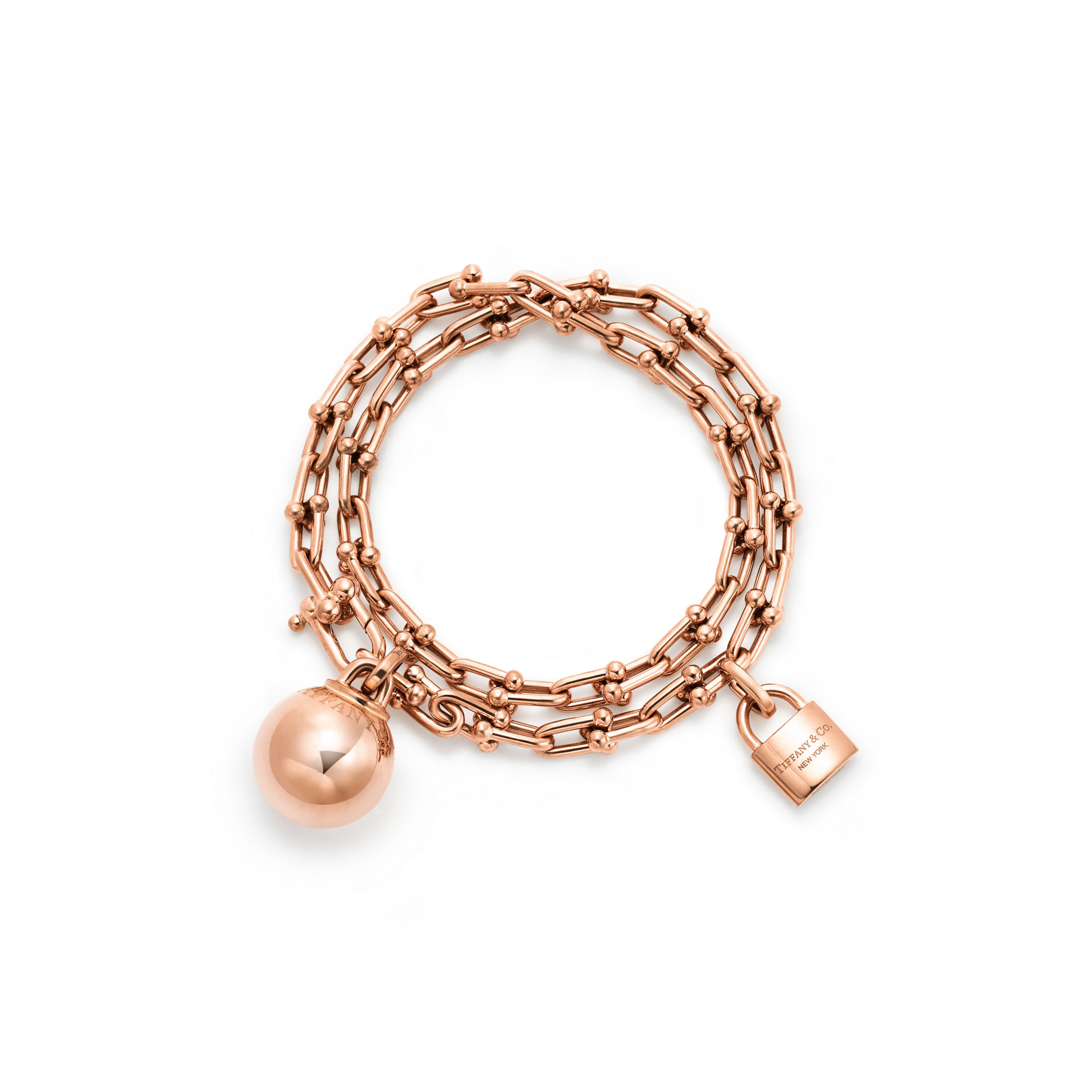 TIFFANY HARDWEARSMALL WRAP BRACELET IN ROSE GOLD 63008915